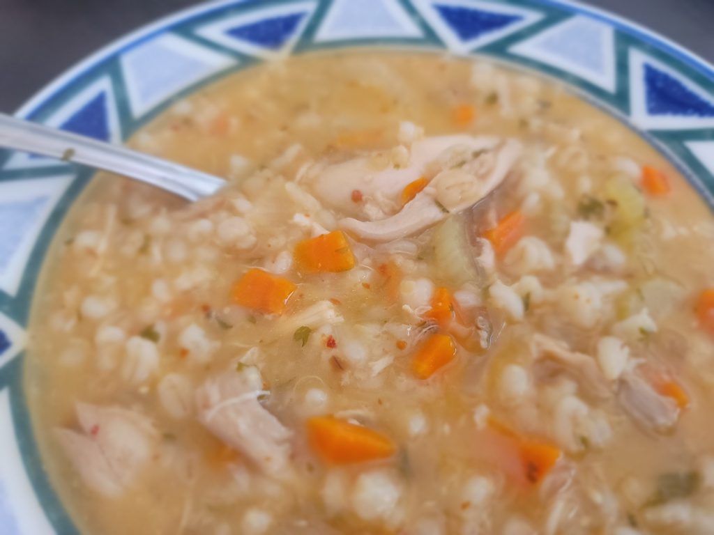 Barley Soup With Chicken